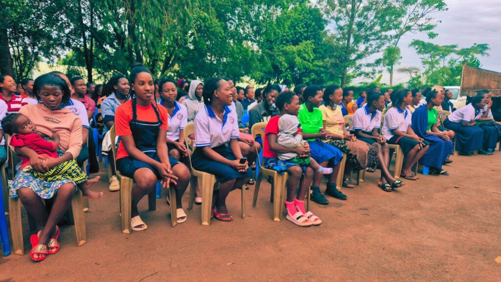 Students attending morning prayers DEVOTION (2)